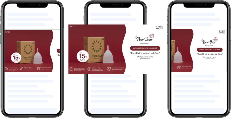 zerowaste ads banners